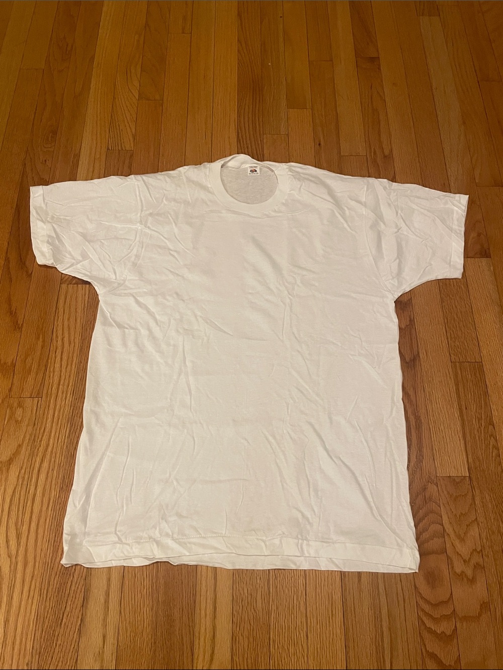 VTG single stitch Fruit Of The Loom t-shirt white mens size XXL